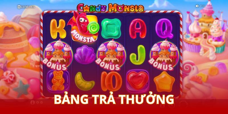 Bảng trả thưởng hấp dẫn của slot Candy Fruit Samurai