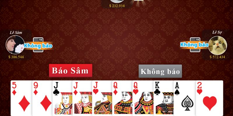 Game bài Sâm giải trí cho mọi bạc thủ